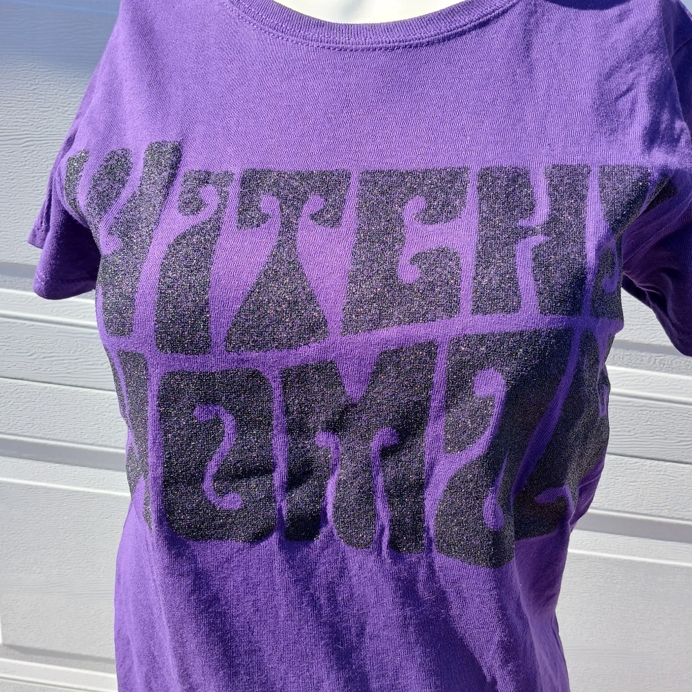 NEW NWT Size S Small Witchy Woman Graphic Tee Shirt T-shirt Purple Halloween